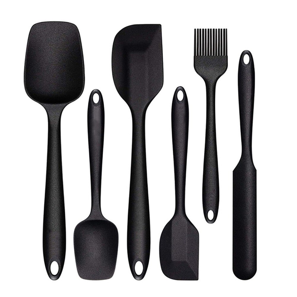 Baking Pro-Grade Silicone Spatula Set Kitchen Utensil Set Bread Cake Cooking Mixing Scraper Food Grade Seamless Heat Resistant