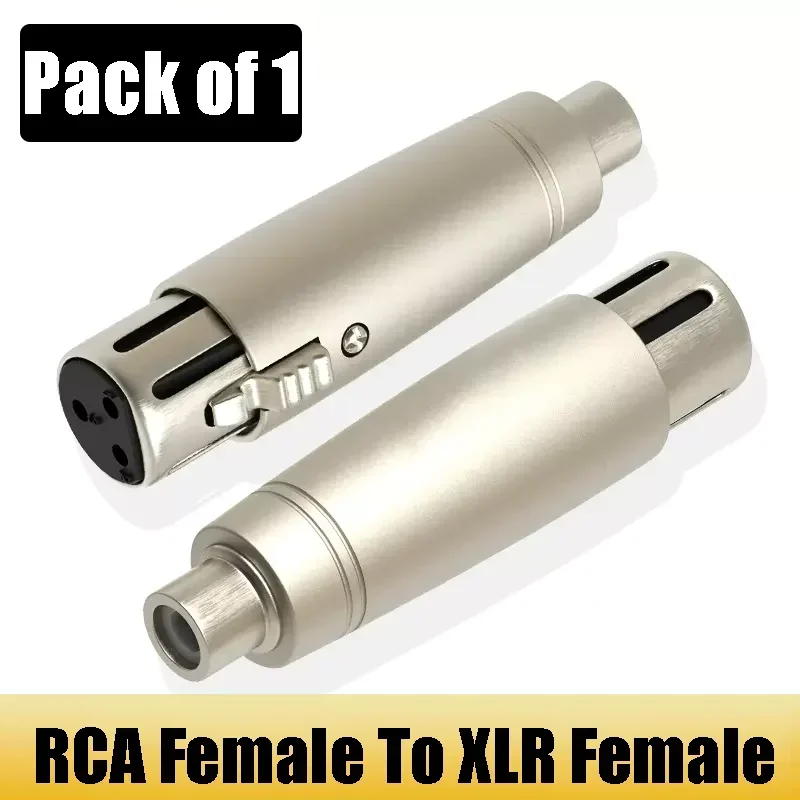 Audio--Adapter RCA-Stecker (Buchse) auf XLR-Stecker (Buchse) Stecker 6,35mm ts/trs Stecker (Buchse) Stecker Buchse Audio--Adapter: Gelb / bündeln 2