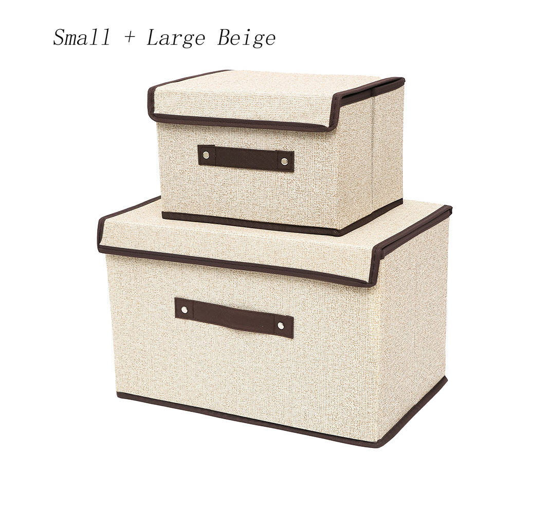 1-2Pcs Clothing Storage and Organization Sundries Organizer for Underwear Dustproof Non-woven Multi-function Foldable Box Home: MULTI