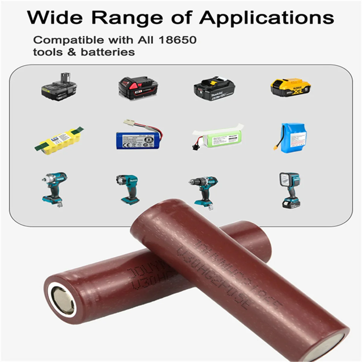 Hg2 18650 100 % neuer Original-3000-mAh-Akku 18650 Hg2 3,7 V Entladung 20 A Spezieller wiederaufladbarer OHg2-Akku 18650-Akku