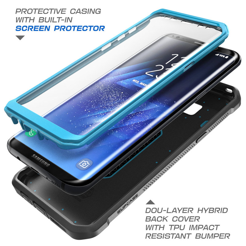 For Samsung Galaxy S8 Plus Case SUPCASE UB Pro Full-Body Rugged Holster Cover With Built-in Screen Protector Case For Galaxy S8+