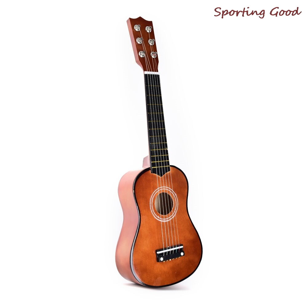 Ukulele 21 Inch Ukelele Sopraan 6 Snaren Hawaiian Sparren Basswood Gitaar Snaarinstrument: Chocolade