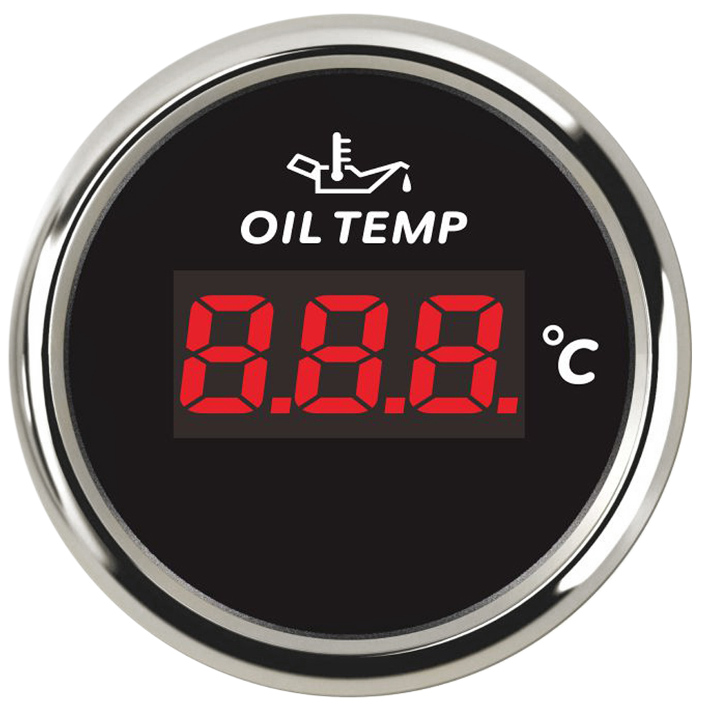 52mm Auto Wassertemperaturanzeige Auto Temperaturanzeige Wassertemperatur Digital Meter + Sensor für Auto LKW Marine Stiefel benutzerdefinierte: Blau