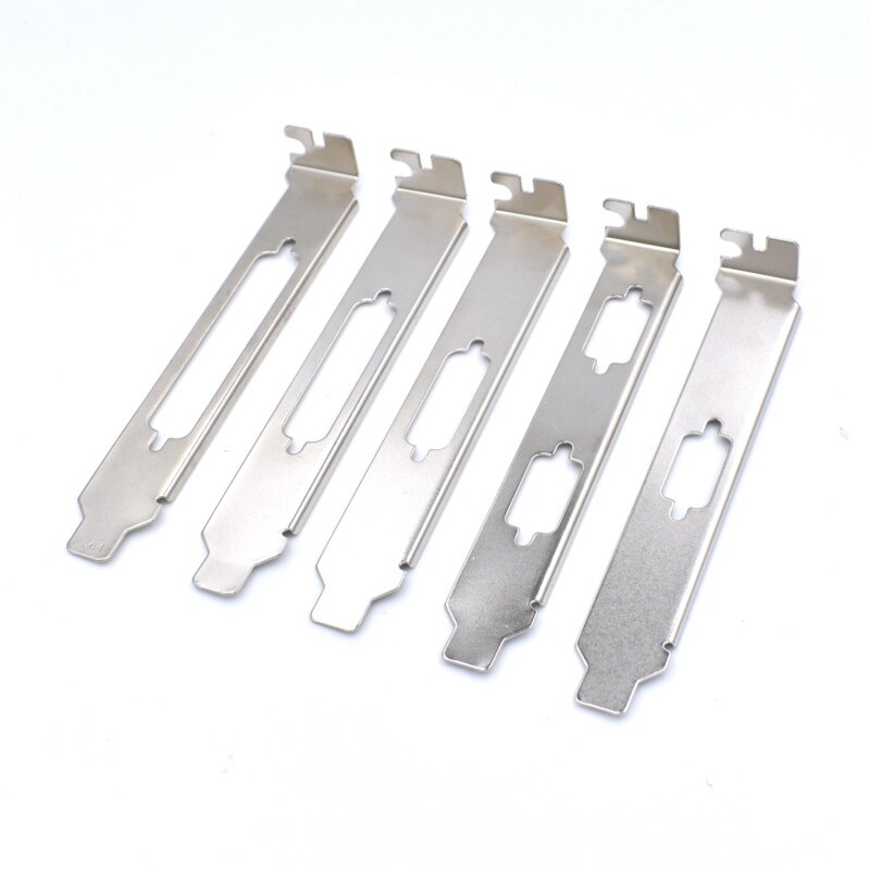 20pcs/lot DB9/DB15/DB25/DB37 LPT Port Long Profile PCI Bracket Plate for Desktop PC