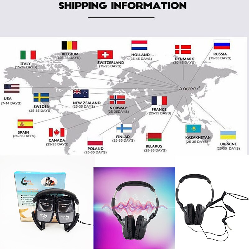 Metal Detect Earphone Metal Detector Such As MD-6250 TX-850 Headphone Round Hole Metal Detector Portable Headset