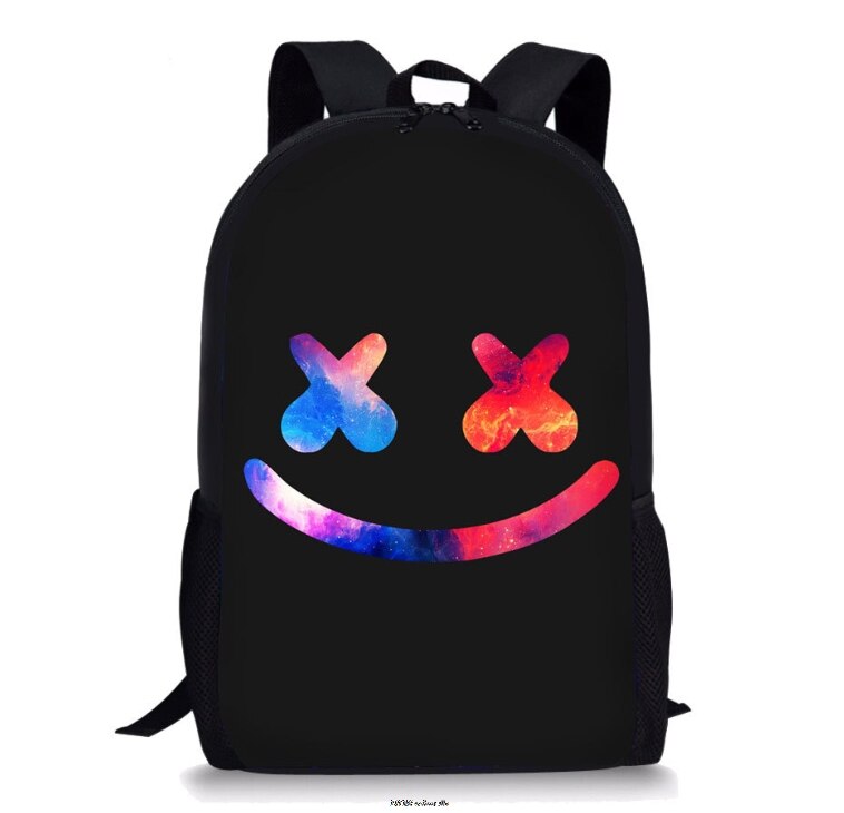 Kid Boys Girls School Bag Mochila Infantil DJ Marshmello Backpack 3D Prints Waterproof with Crewmate Christmas On Sell: 7