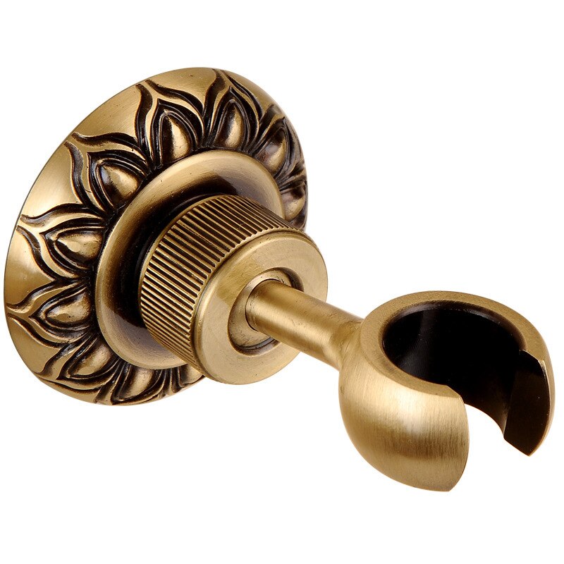 Bathroom Bidet Faucets Antique Brass Wall Mounted Out Door Faucet Sprayer Water Faucet Toilet Washing Machine Tap EL1023: Only Holder