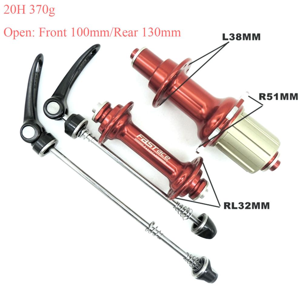 Rennrad Hub 20 Löcher Faltrad V Bremse Lager Hub 8/9/10/11 Geschwindigkeit Aluminium Legierung Fahrrad Zubehör: RedB