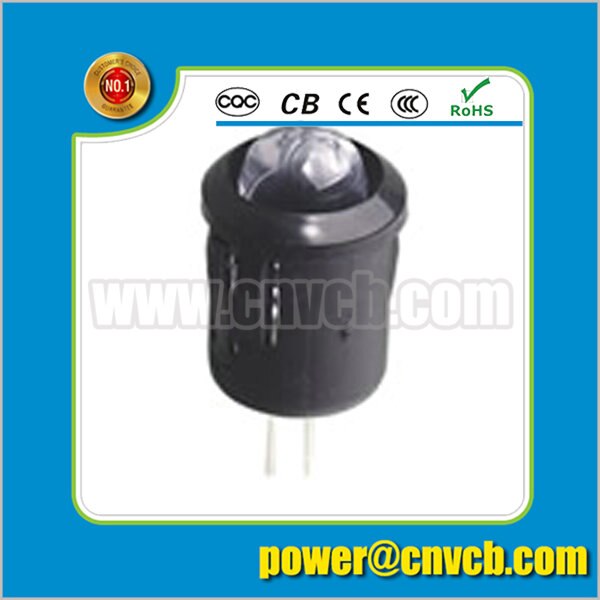 ZS136 8mm diameter black plastic led holder (for 5mm led) 5mm led holders