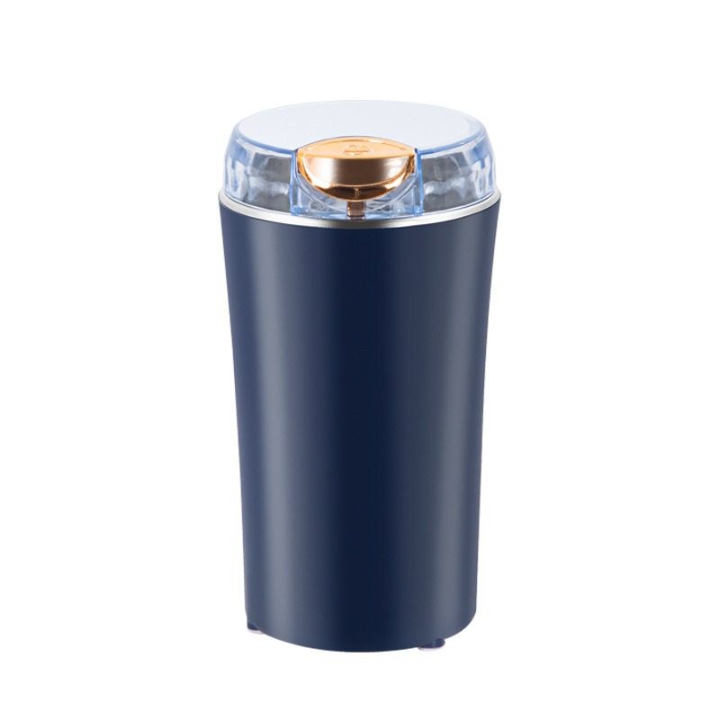 Portable Coffee Grinder Household Small Grain Grinder 8 Knife Stainless Steel Nut Bean Grain Grinding Mixer: EU