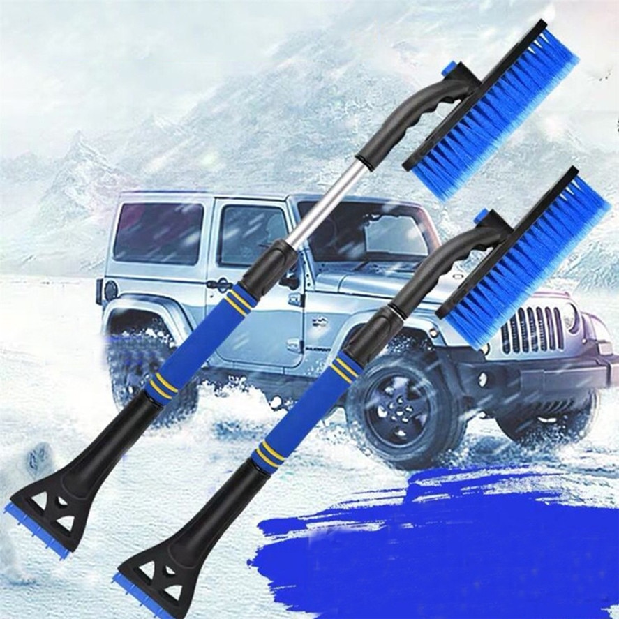 Auto Sneeuw Schraper Borstel 1PC Auto Sneeuw Ijs Removal Schop Intrekbare Borstel Schrapen Glas Vorst Winter Tool 1119 #30