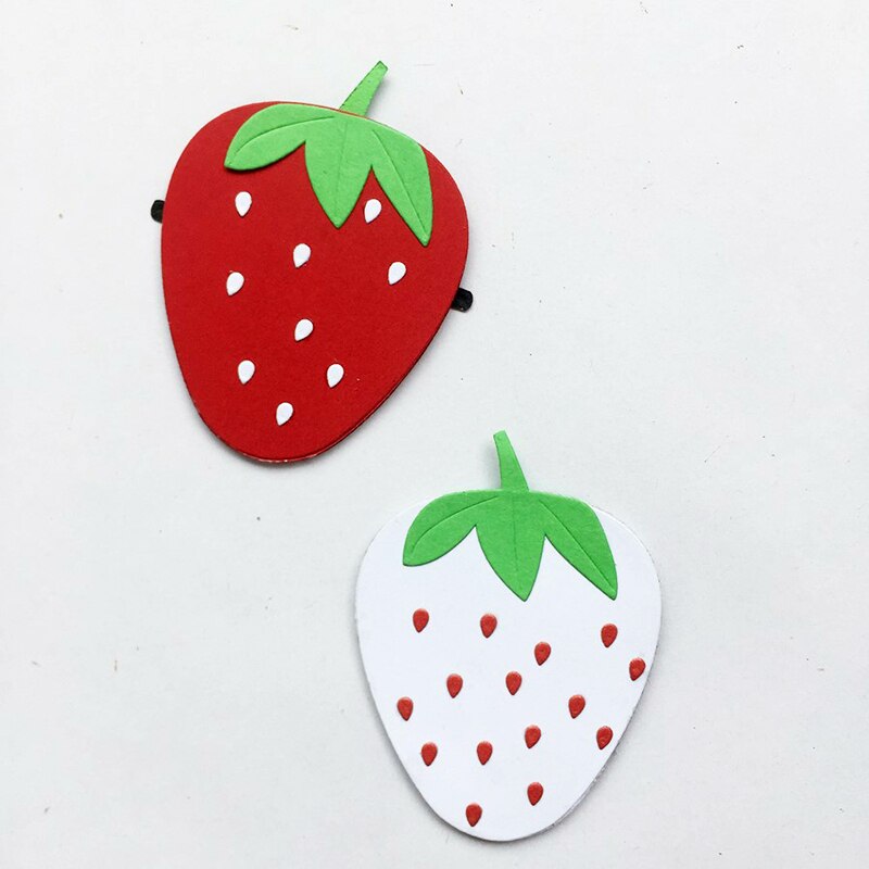 Strawberry Fruit Shake FrameDies Scrapbooking Stencil Metal Cutting Dies 2022 Craft Die Cut DIY Christmas Card Making Photo