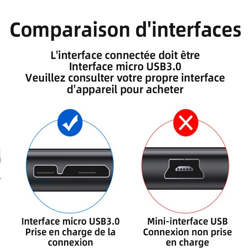 Micro B Usb C 3.0 Kabel Type-C Naar Usb 3.0 Micro B Connector Kabel Gbps Externe Harde Schijf disk Kabel Voor Harde Schijf Computer
