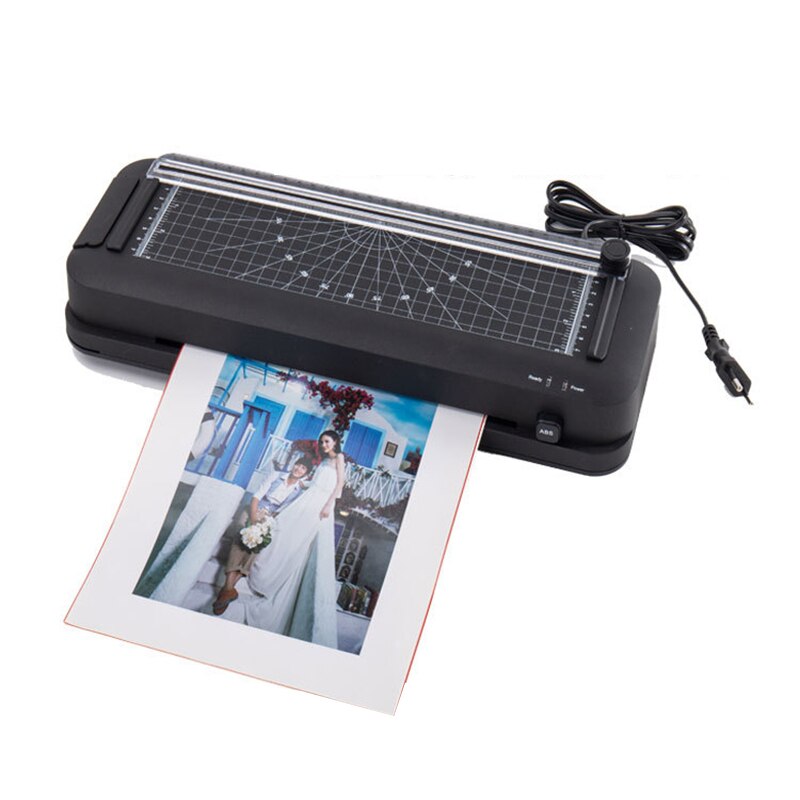 OL188 Foto Laminieren Maschine A4 Laubdecke Applikator 230V / 80W Automatische Laminator Maschine Perforieren Maschine Schneiden