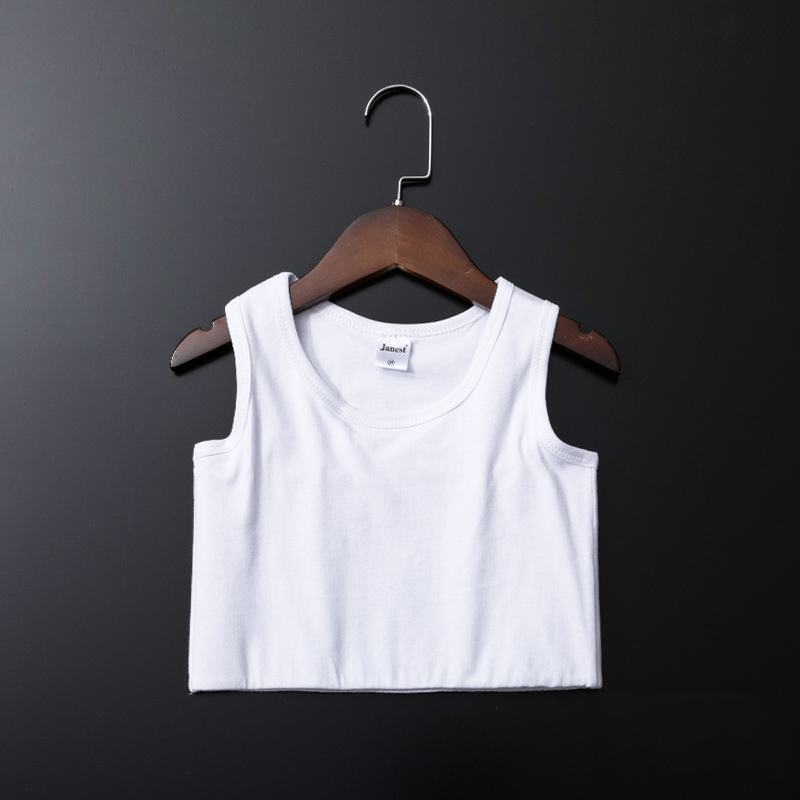 Bandage Chest Binder Tomboy Vest Top Breathable Elastic Chest Breast Binder: L / WHITE