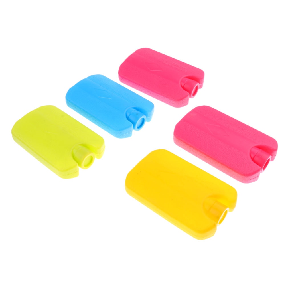 5 Pieces Ice Blocks Freezer Cool Pack Cooler Box for Camping Lunch For Traveling Camping Picnic