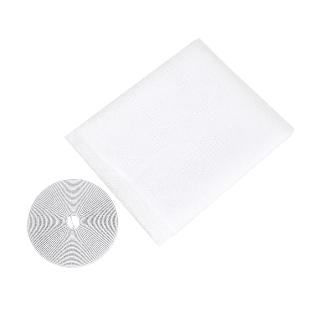 Mosquito Mesh Curtain Protector For Kitchen Door Screens DIY Self-adhesive Anti Mosquito Net Fly Mosquito window Mesh Screen: White S