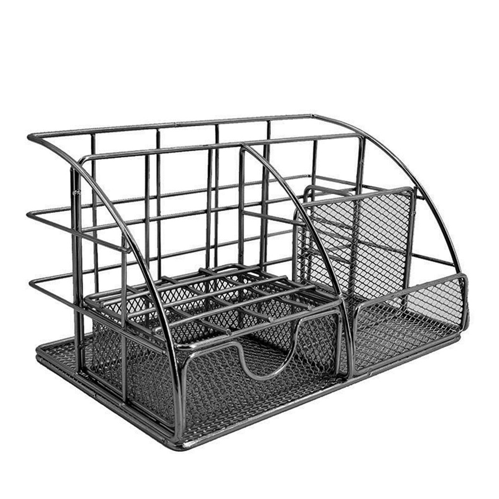Schreibtisch Lager Kasten Rose Gold Gittergewebe Metall Büro Liefert Zubehör mit Schublade für Heimat Sekretariat machen-hoch Organizer органайзер: D