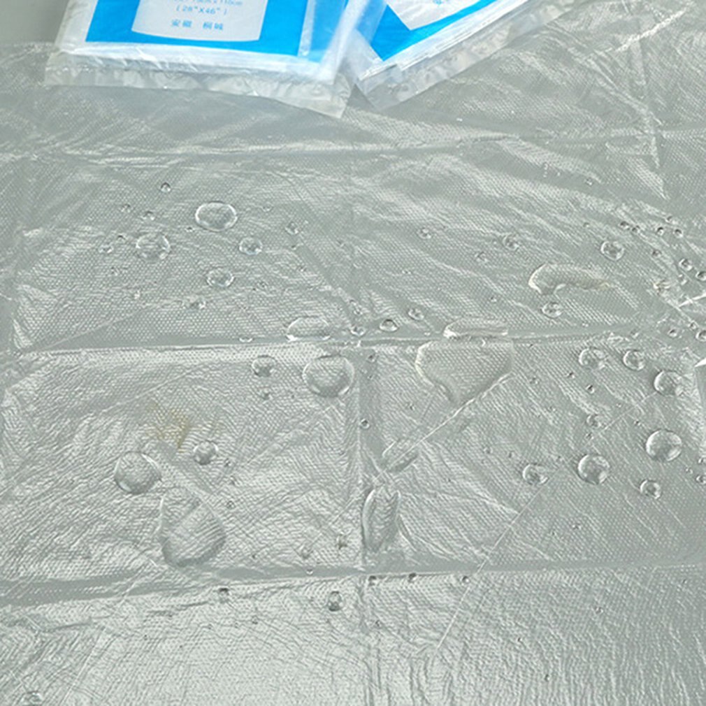 Customed disposable apron Water and oil resistant Barbecue Hotpot Lobster Catering Bib Children eating plastic apron 100 pcs