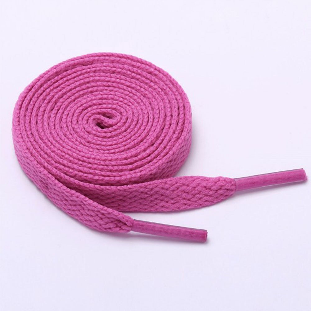 15 Kleuren Schoenveter Een Paar Klassieke Polyester Platte Veters 80Cm/100Cm/120Cm Sport Casual veters: carmine rose / 120 CM