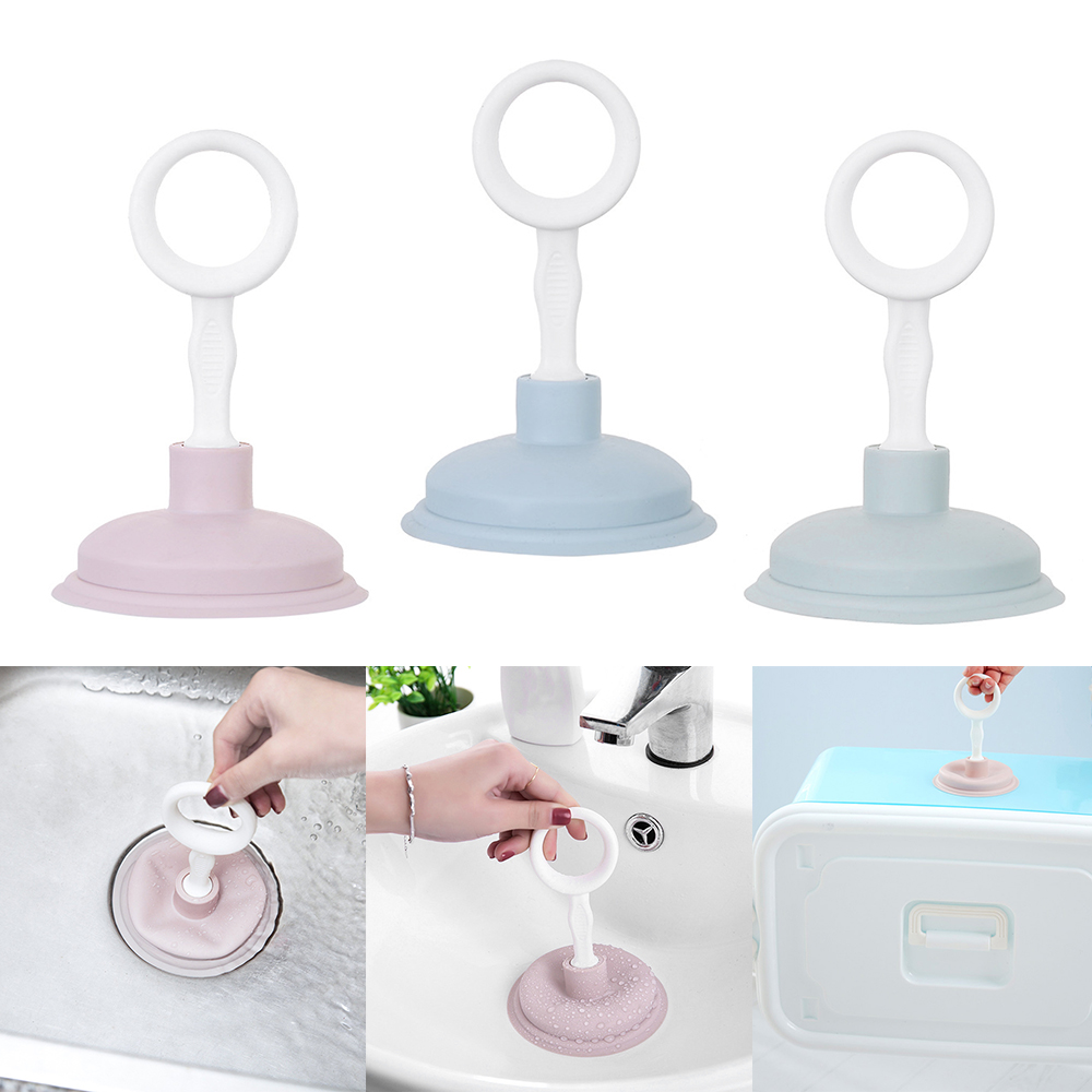 1pc multifunktions rørledningsuddybningsstempel sugerørsrenser afløbsbadevask gummiuddybning husholdnings køkken rengøringsværktøj