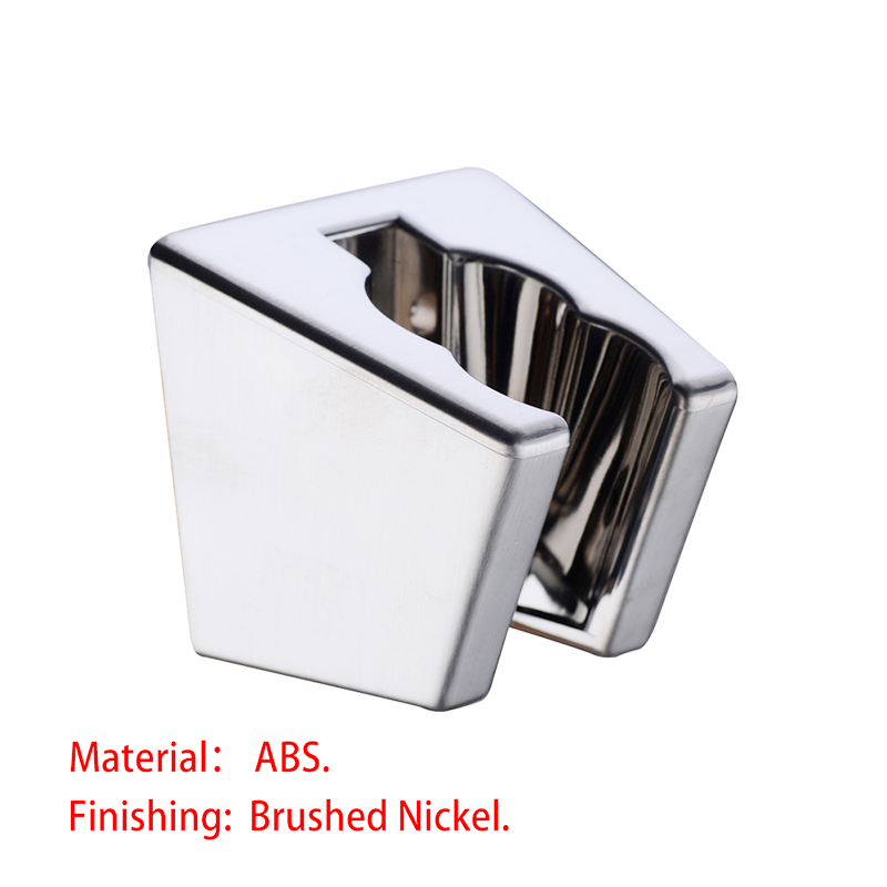 ABS Handheld Shower Spray Head Holder Bracket Wall Mount for Bathroom Hand Sprayer Wand Brushed Nickel, Matte Black, Gold.