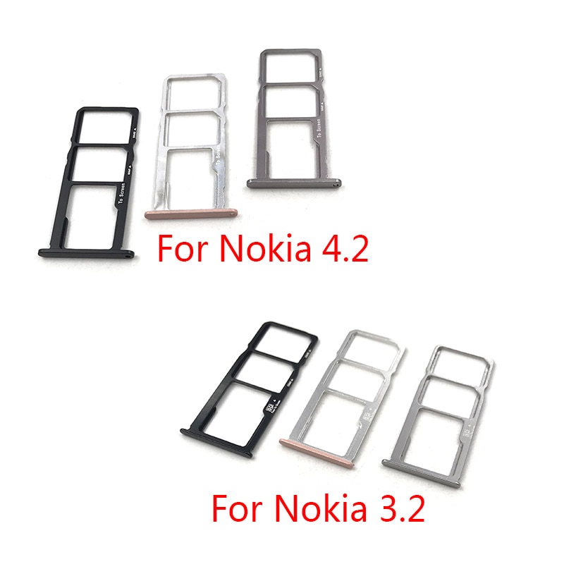 Sim Lade Sim Card Reader Houder Slot Connector Voor Nokia 3.2 4.2 Sim Houder Slot Adapter Vervangende Onderdelen