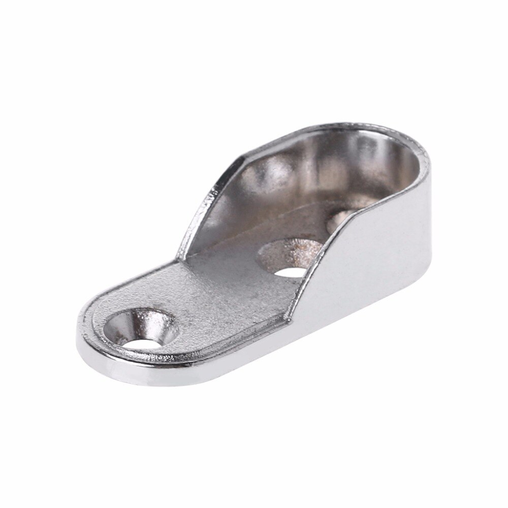 2pcs Garderobe Kleding Buis Ondersteuning Kast Staaf Pole End Beugel Verdikking Houder