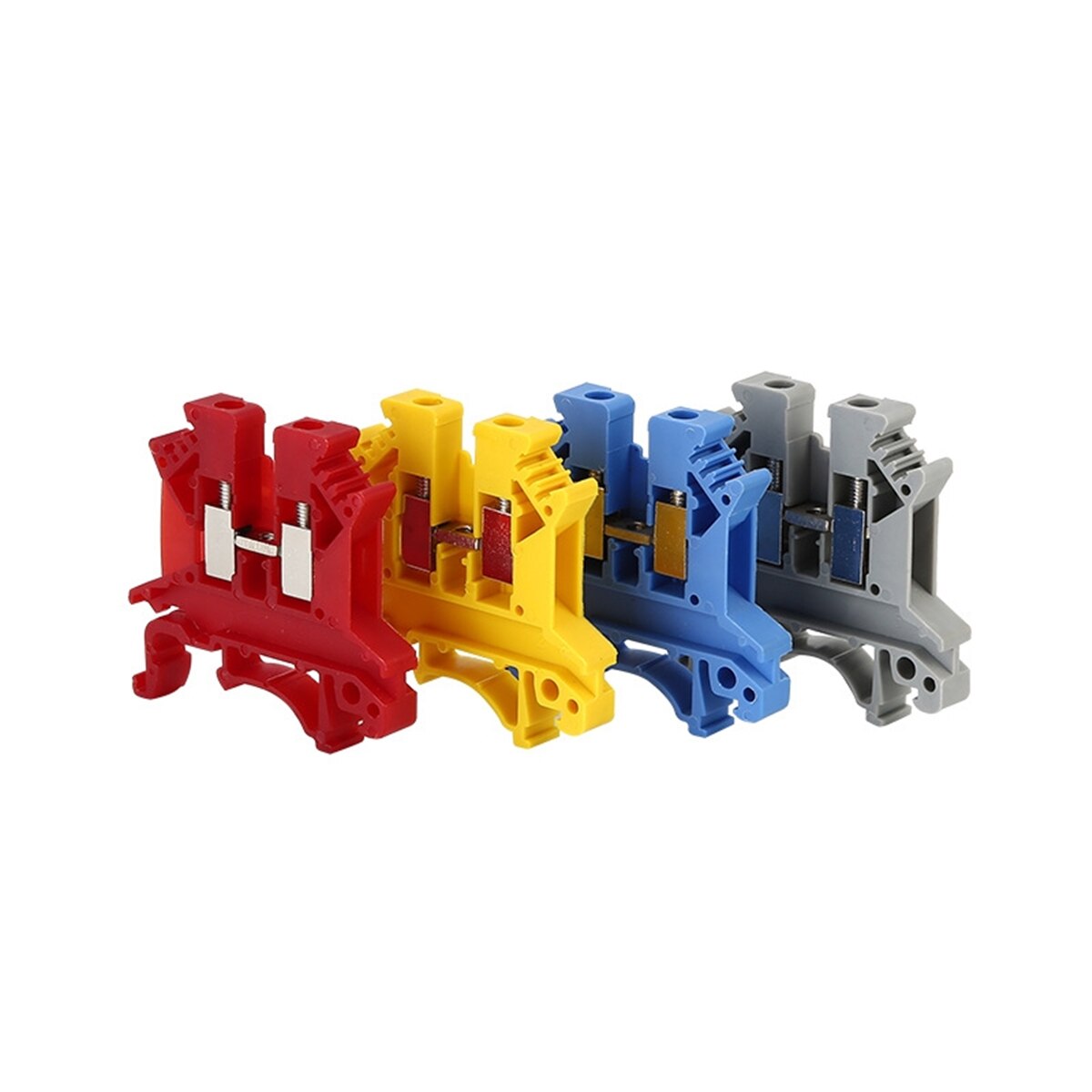 1/5/10PCS Din Rail Terminal Block UK-2.5B Wire Electrical Conductor Universal Connector Screw Connection Terminal Strip Block UK