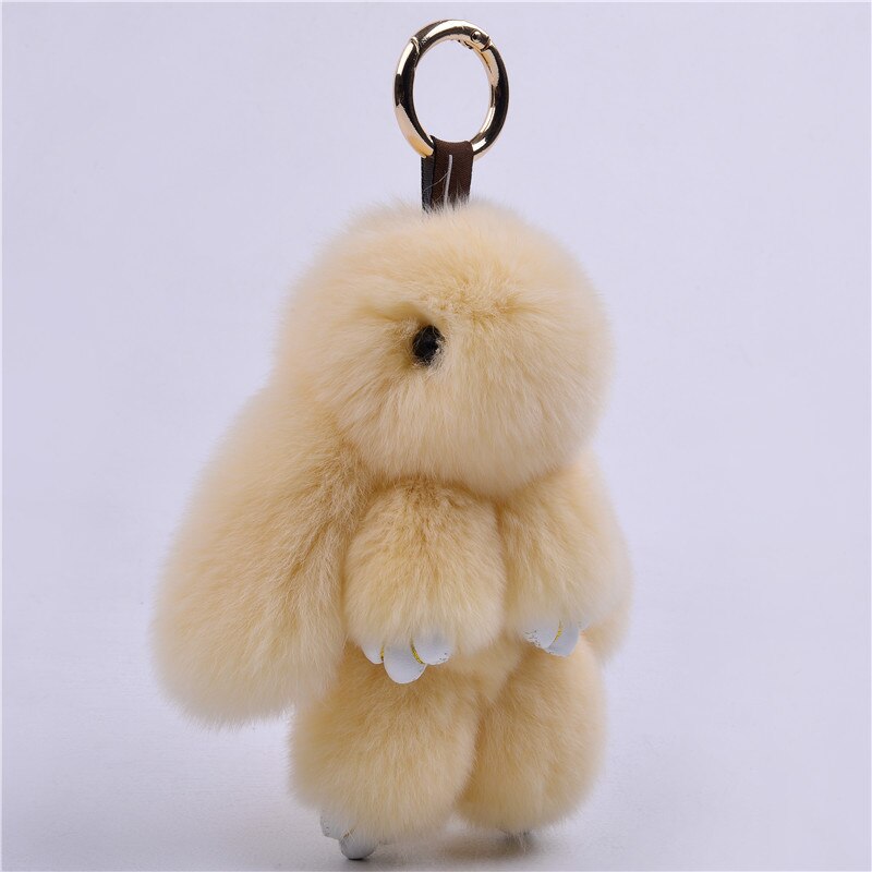 Zachte Leuke Simulatie Konijn Dier Bont Pop Knuffel Gevuld Speelgoed Kinderen Pop Sleutelhanger Spelen Dode Konijn