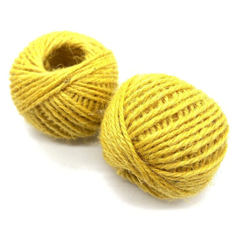 25Meter/roll Natural Hessian Burlap Jute Twine Rope for Wedding Party Decor Ribbon for DIY Party Craft Decorations: 05