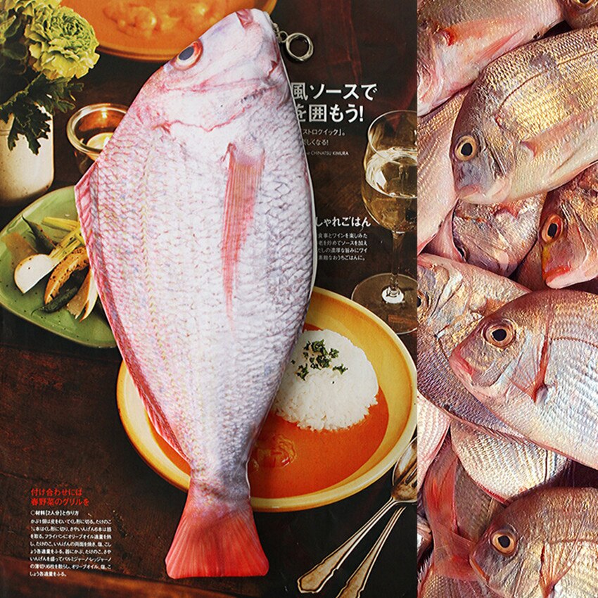 fish shaped pencil bag pencil box pencil case box fish of large capacity upgrade school funny