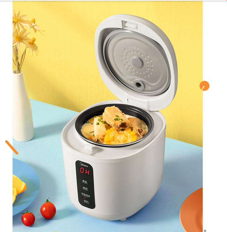 220V 800ML Mini Household Electric Rice Cooker Non-Stick Multi Portable Food Cooking Machine
