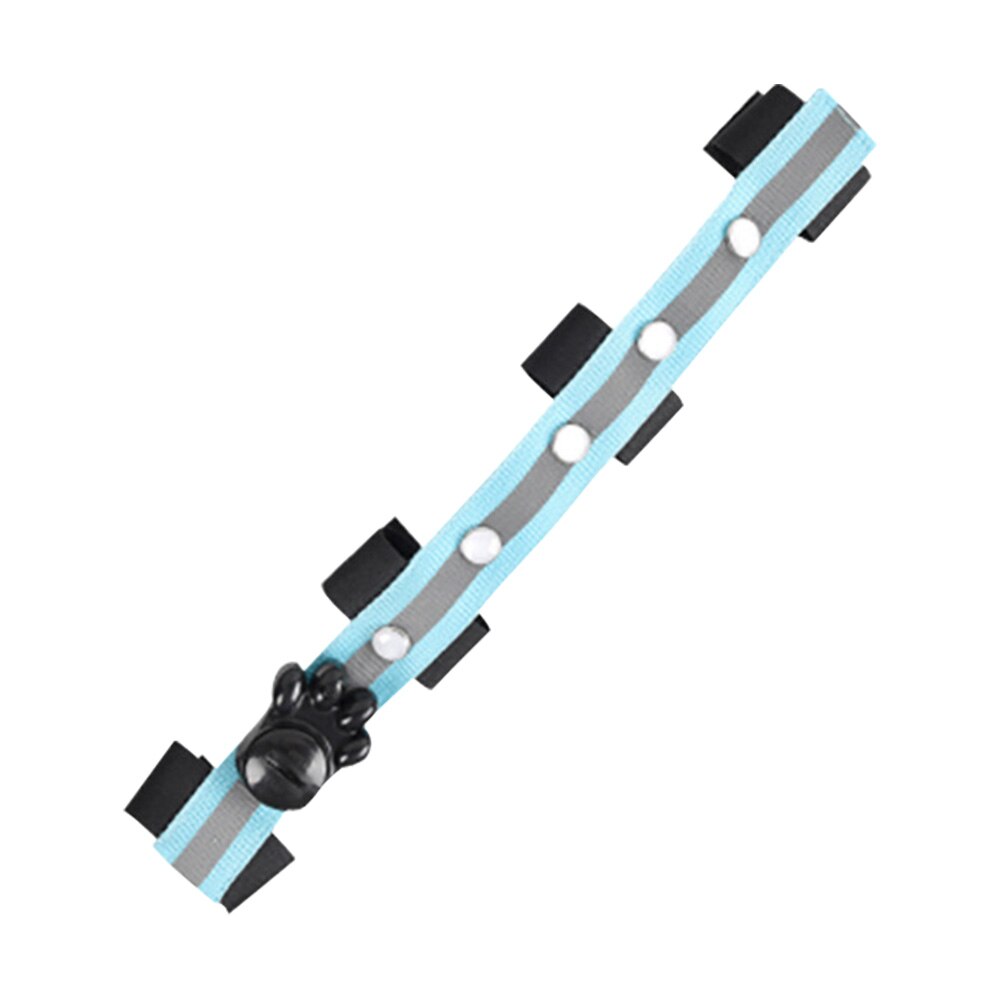 Equestrian Night Riding Multi-function Battery Powered Belt Led Luminous Straps Running Halter Accessories Horse Harness Neck: Blue