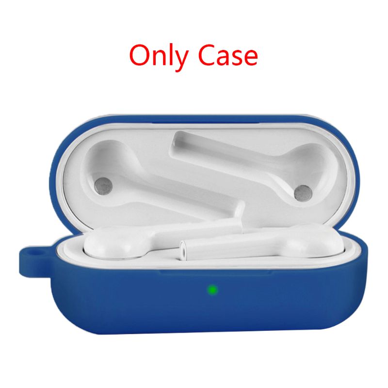 Dustproof caso protetor escudo macio silicone fone de ouvido capa para honra magia fones sem fio x6hb: Blue