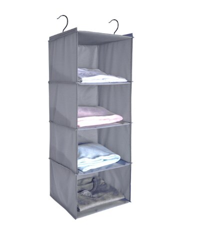 closet organizer storage bagbedroom hanging closet organizers fabric home finishing storage bag: 02