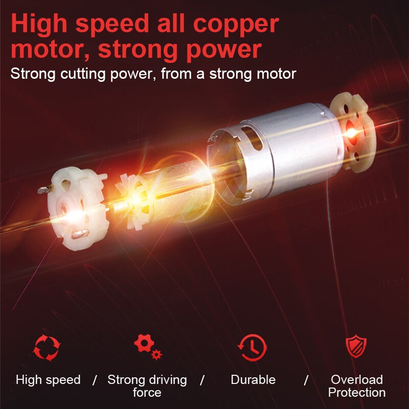 Multi-function Electric Scissors Hand-held Charging Tailor Scissors Cutting Machine Clothing Leather Electric Cutting Tool