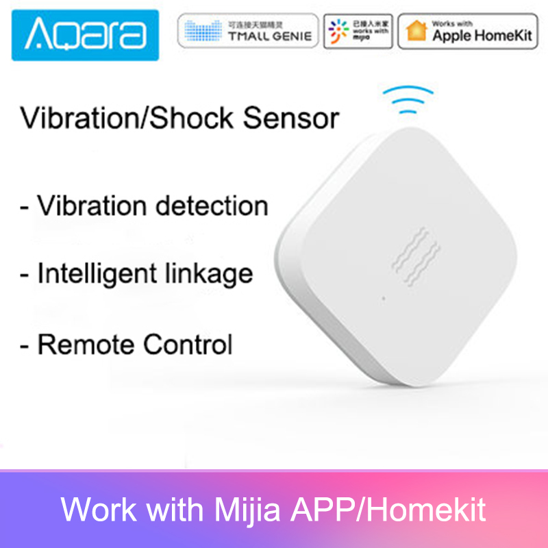Originele Aqara Mi Jia Aqara Trillingen/Shock Sensor Ingebouwde Gyro Motion Sensor, Voor Mi Thuis App, internationale Editie