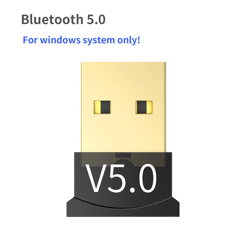 Bluetooth 5.0 Adapter BT Transmitter & Receiver USB-A Audio Dongle Wireless USB Adapter for Computer PC Laptop: Default Title