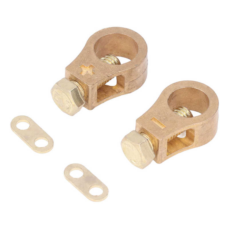 Battery Terminal Wire Clamp Superior Conductivity Universal Copper Electric Battery Connector Clamps for Auto Accessories