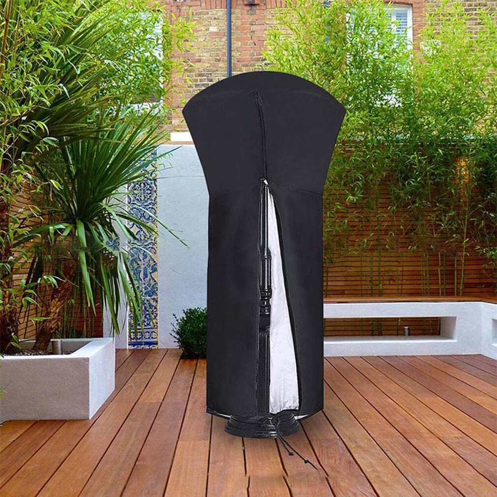 Heater Covers Waterproof with Zipper Suitable for Outdoor Garden Terrace Convenient Storage Heater Covers