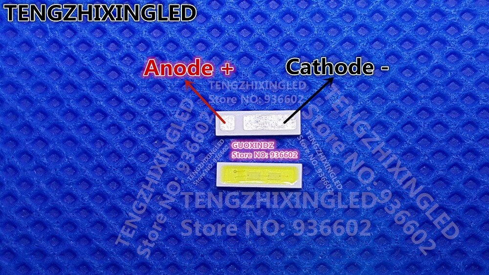 Voor HISENSE LED LCD Backlight TV Toepassing EVERLIGHT LED Backlight 1 W 6 V 7020 Cool white LCD Backlight voor TV