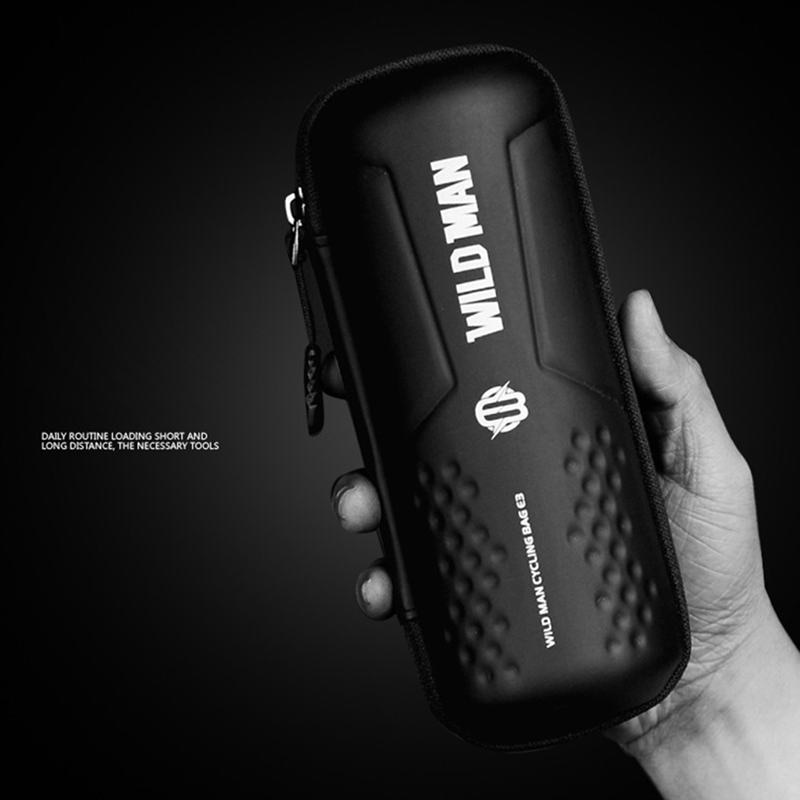 WILD MAN Cycling Tool Capsule Boxes Apply Bottle Can Store Keys Repair Tools Kit Set Glasses Bike Storage Boxes Bicycle Tool Bag