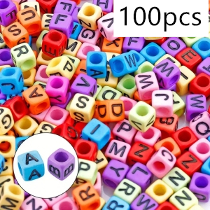 100 Teile/paket 4*7mm 26 A-Z Buchstaben Perlen Für Schmuck Machen DIY Handgemachte Accessoires Halsketten Armbinde Zubehör DIY: Licht Lila