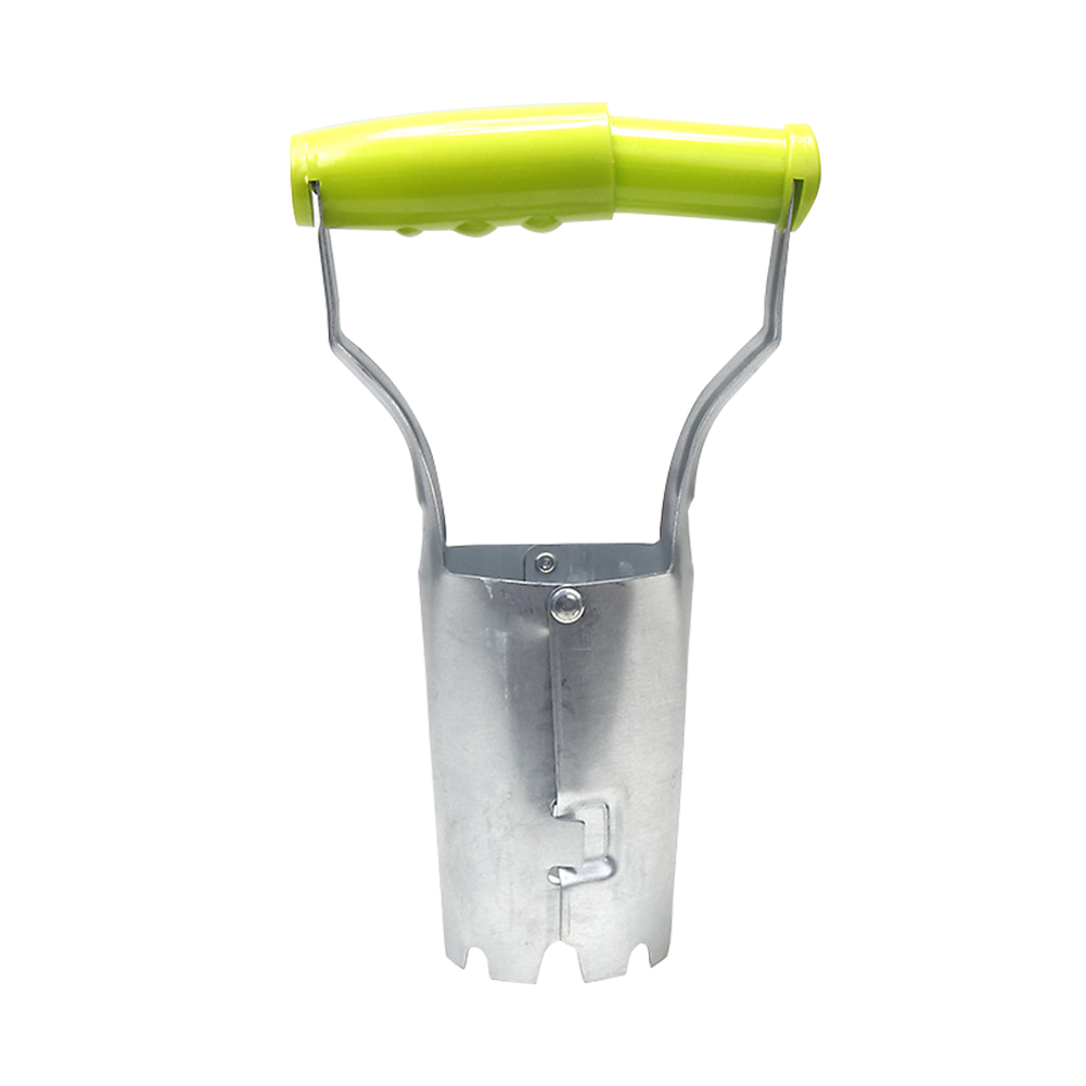 Agricultural Seedling Tube Transplanter Garden Handheld Planting Machine Parts Flower Transplanting Extractor Tool: Silver