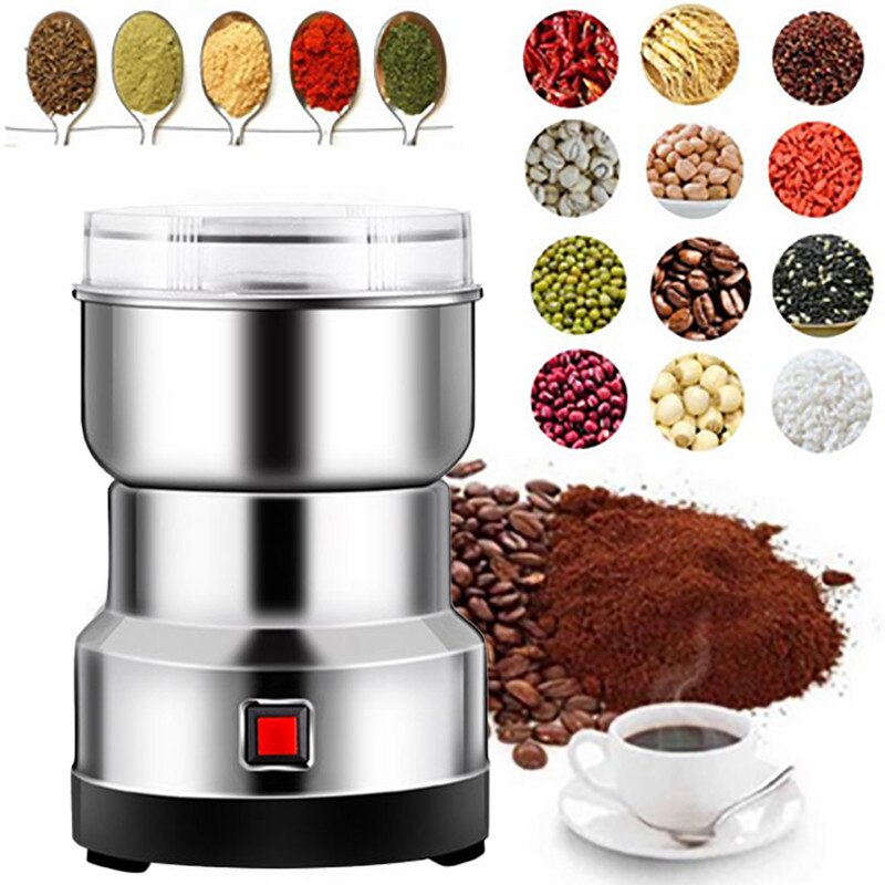 Thuis Elektrische Koffiemolen Keuken Granen Noten Bonen Kruiden Korrels Slijpmachine Multifunctionele Coffee Grinder Machine