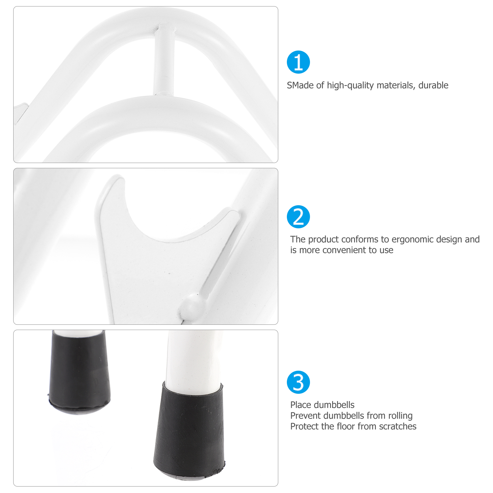 1pc Dumbbell Rack Household Anti-slip Weightlifting Dumbbell Storage Stand