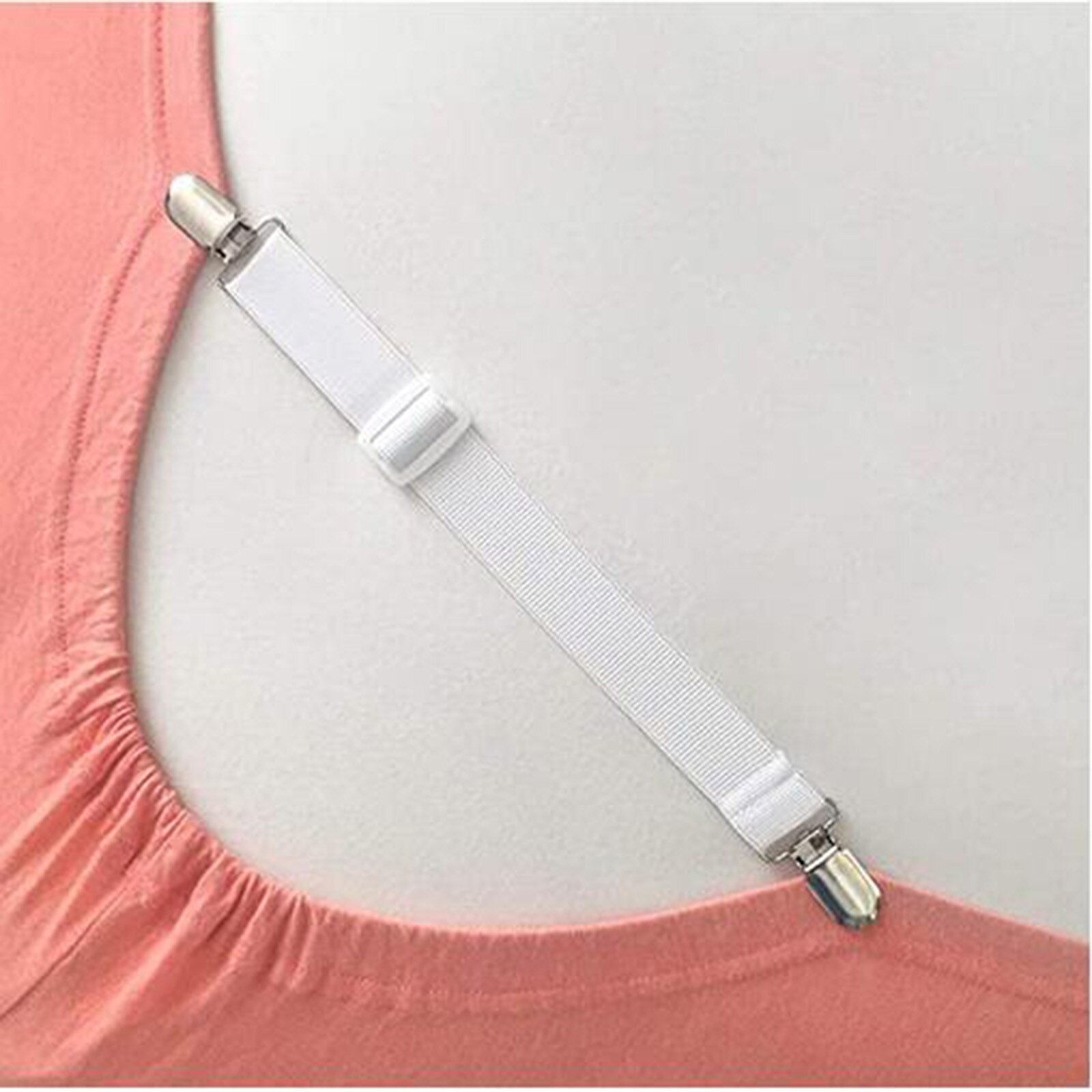 8 teile/los Weiß Bettlaken Greifer Rutschfeste Decke Matratze Abdeckung Sofa Bett Befestigungen Elastische Clip Halfter Bettwäsche Halfter