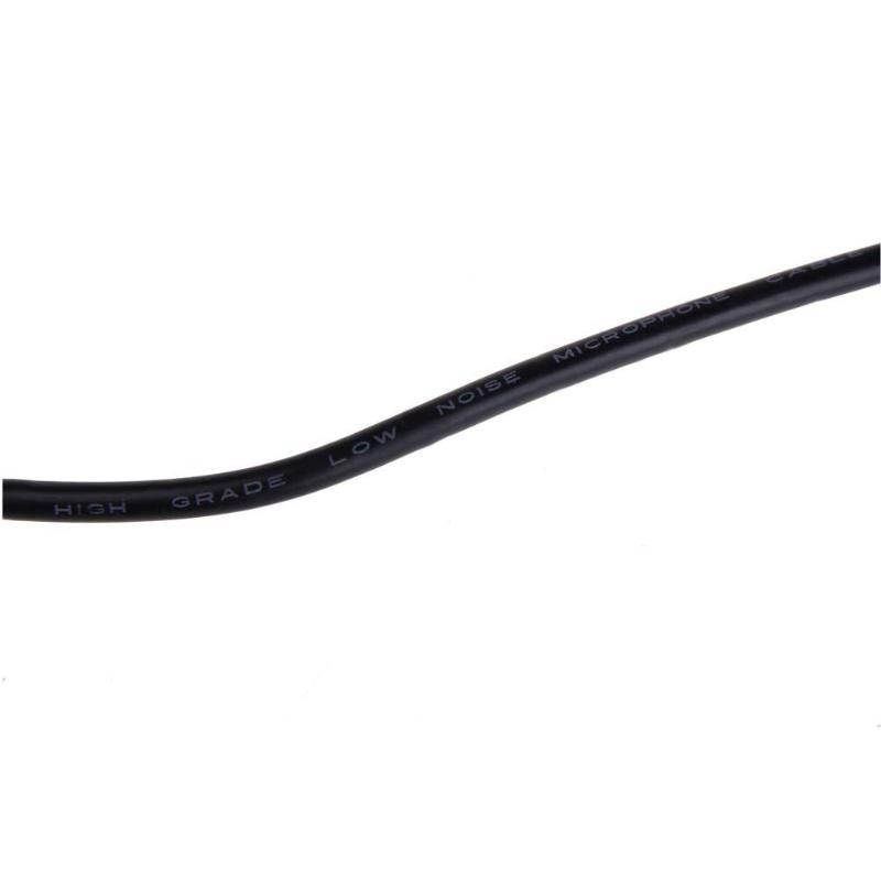 1 stk xlr 3 pin hun til ret vinkel 1/8 xlr 3f til ret vinkel 3.5 mm trs stereo jack mikrofon kabel til dv kamera/ mikrofon mikrofon