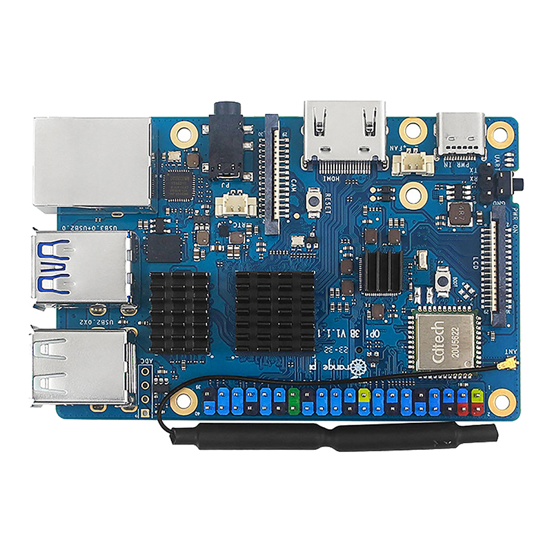 1Set Aluminium Koellichaam Koeler Radiatoren Heatsink Module Koelset Voor Oranje Pi Nul 3/3b Dev Board Accessoires